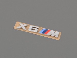 ES#2987124 - 51138063150 - Front Grille badge  - X6 M front grille badge - Genuine BMW - BMW