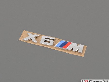 ES#2987124 - 51138063150 - Front Grille badge  - X6 M front grille badge - Genuine BMW - BMW