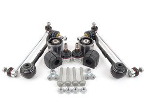 ES#2826506 - 31126768989KT - Front Suspension Refresh Kit - Level 1 - Control arms, end links and sway bar bushings for a partial front suspension rebuild - Assembled By ECS - BMW