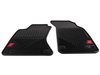 ES#3914 - ZAW179004BLK - All-Weather Rubber Floor Mats - Set Of Four - Black With 'Audi Sport' Logo - (NO LONGER AVAILABLE) - Extremely durable all weather mats set to protect your carpet - Genuine Volkswagen Audi - 