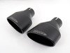 ES#2827388 - SSXAU262 - Cat-Back Exhaust System - Resonated - 2.37" stainless steel with dual oval black Cerakote tips - Milltek Sport - Audi