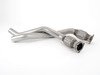 ES#2827388 - SSXAU262 - Cat-Back Exhaust System - Resonated - 2.37" stainless steel with dual oval black Cerakote tips - Milltek Sport - Audi