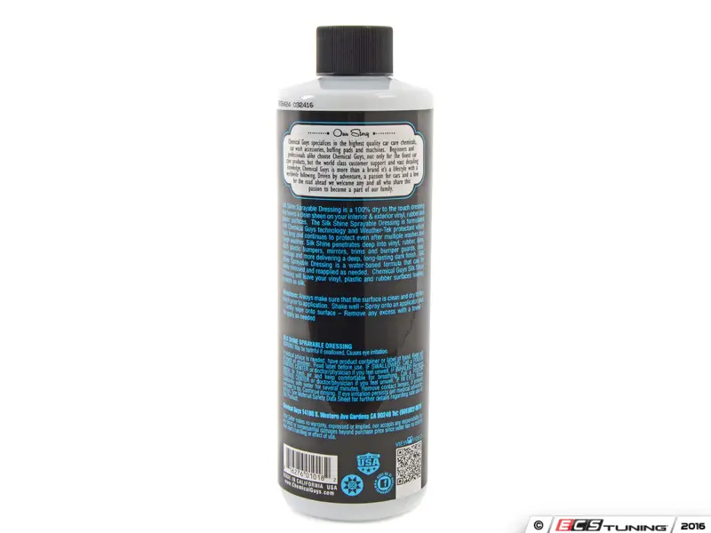 chemical guys silk shine sprayable dressing Silk Shine Protectant Vinyl, Rubber, and Plastic