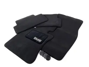 Carpeted Floor Mat Set - Anthracite