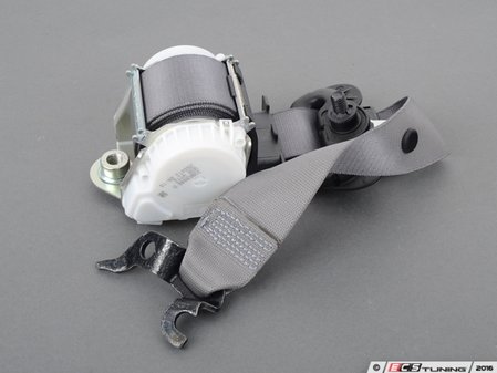 ES#256265 - 72119160103 - Left Front Upper Belt With Force Limiter - Grey - Genuine BMW - BMW