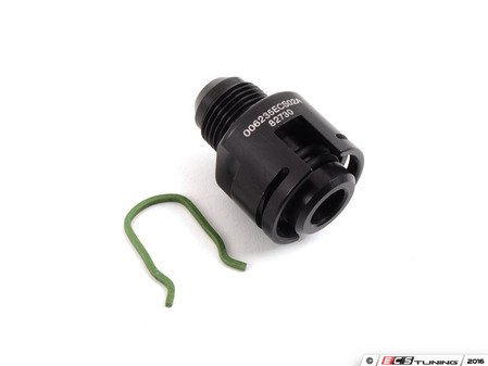 ES#2931595 - 006235ECS02 - VW/Audi TSI PCV Intake Adapter -10AN Male - Each - Easily adapt your custom catch can setup to your inlet pipe's PCV fitting for -10AN female connection - ECS - Audi Volkswagen