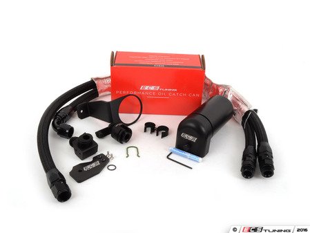 ES#3102569 - 014726ECS0101KT - Performance Baffled Oil Catch Can System - Keep your intake tract clean and carbon free - ECS - Audi