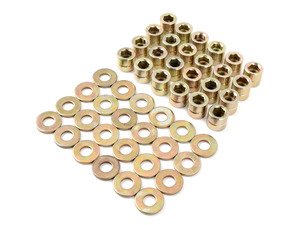 ES#2763042 - 99903109101K - Cylinder Head Nut & Washer Kit - Includes 24 washers and 24 nuts - URO - Porsche