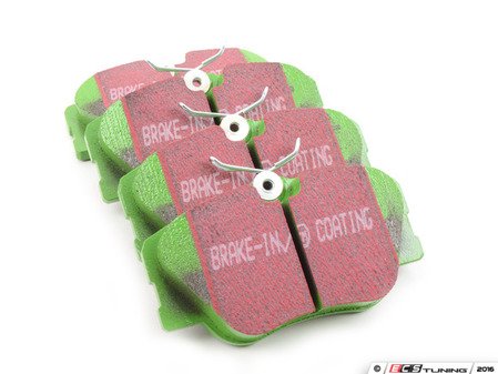 ES#520043 - DP2577 - Front GreenStuff Performance Brake Pad Set - Designed as a mildly upgraded pad, great for an afternoon of sporty driving. - EBC - Mercedes Benz