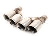 ES#2827427 - SSXAU303 - Cat-Back Exhaust System - Resonated - 2.76" stainless steel with quad GT100 polished tips - Milltek Sport - Audi