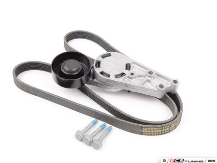 ES#2581839 - 06B903133EKT - Accessory Belt Kit - Includes belt, tensioner, & hardware to ensure that your belt is tight and reliable. - Assembled By ECS - Audi