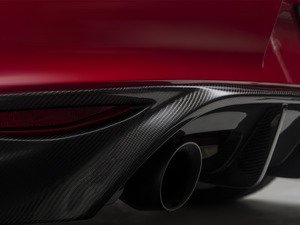 ES#3570685 - 014281ecs02-01KT - Carbon Fiber Rear Diffuser - Rear diffuser for GTI models made from real carbon fiber - ECS - Volkswagen