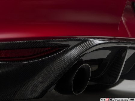 ES#3570685 - 014281ecs02-01KT - Carbon Fiber Rear Diffuser - Rear diffuser for GTI models made from real carbon fiber - ECS - Volkswagen