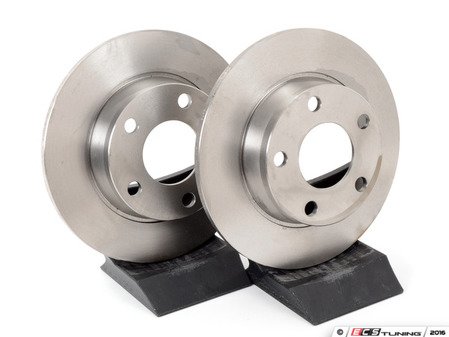 ES#2818 - 4B0615601BKT4 - Rear Brake Rotors - Pair (255x10) 1.50" Offset - (NO LONGER AVAILABLE) - Restore the stopping power in your vehicle - Pilenga - 