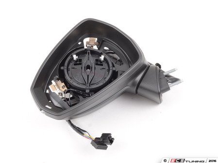 ES#3180801 - 8V5857409AC9B9 - Mirror Assembly - Left - Does not include the mirror cap or glass - Genuine Volkswagen Audi - Audi