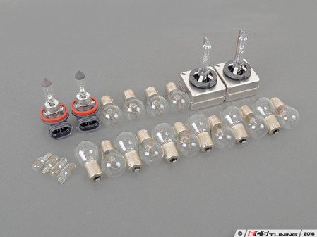 ES#2581942 - N10566101KT2 - Exterior Bulb Refresh Kit W/ Fog Lights - Includes all headlight, tail light, fog light and side marker bulbs - Assembled By ECS - Audi
