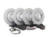 ES#2837198 - 34116764021KT - Front And Rear Brake Service Kit  - Featuring Zimmermann coated rotors and ECS DD23 "Daily Driver" ceramic pads. - Assembled By ECS - BMW