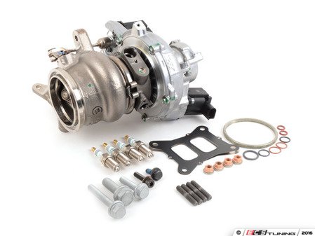 ES#3086203 - 06K145722HKT - IS38 Turbo Upgrade Kit - Includes OEM Golf R / S3 IS38 turbocharger and all required installation hardware. - Genuine Volkswagen Audi - Audi Volkswagen
