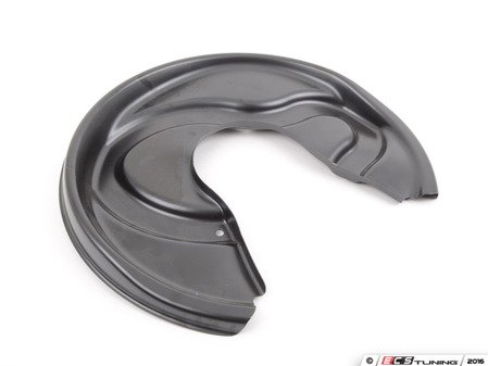 ES#437503 - 8E0615612Q - Splash Shield - Priced Each - Right - Stamped splash shield to keep debris off your rotor, right side - Genuine Volkswagen Audi - Audi