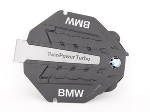 ES#260265 - 13717577456 - N63 Engine Cover - Genuine BMW engine cover with a fresh new BMW roundel - Genuine BMW - BMW