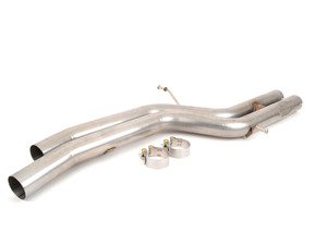 ES#3102359 - MSAU509REP - Center Silencer Replacement Assembly - Used in "non-resonated" catback exhaust system - Replaces center silencer - Milltek Sport - Audi