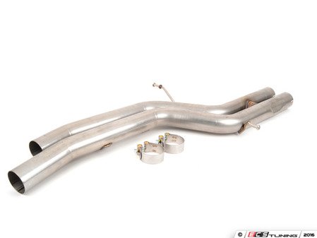 ES#3102359 - MSAU509REP - Center Silencer Replacement Assembly - Used in "non-resonated" catback exhaust system - Replaces center silencer - Milltek Sport - Audi