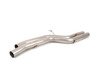 ES#3102359 - MSAU509REP - Center Silencer Replacement Assembly - Used in "non-resonated" catback exhaust system - Replaces center silencer - Milltek Sport - Audi