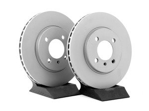ES#3090391 - 34111160915zktKT - Front Brake Rotors - Pair (260x22) - Quality replacement rotor set. - Zimmermann - BMW