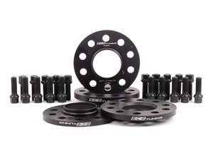 ES#3106636 - 019204ECS01KT2 - 18" Wheel Spacer Flush Fit Kit - Black Bolts - Includes spacers & Black bolts to obtain a flush look on your OE 18" wheels - ECS - Audi