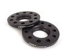 ES#3106636 - 019204ECS01KT2 - 18" Wheel Spacer Flush Fit Kit - Black Bolts - Includes spacers & Black bolts to obtain a flush look on your OE 18" wheels - ECS - Audi