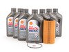 ES#3106724 - E39M5INKT8 - Shell Helix Ultra Racing Oil Change Kit - (NO LONGER AVAILABLE) - The perfect kit to service your M5 or Z8 using Shell Helix Ultra Racing oil and a Mann oil filter - Assembled By ECS - 