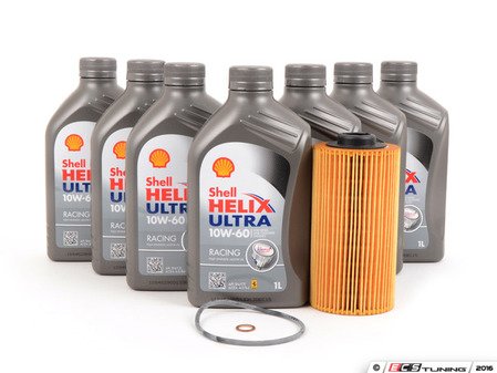 ES#3106724 - E39M5INKT8 - Shell Helix Ultra Racing Oil Change Kit - (NO LONGER AVAILABLE) - The perfect kit to service your M5 or Z8 using Shell Helix Ultra Racing oil and a Mann oil filter - Assembled By ECS - 