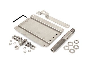 ES#3071862 - G-BMW-F16 - No Holes License Plate Bracket - Avoid drilling holes in your bumper by utilizing a tow hook mounted plate bracket - GMG Motorsports - 