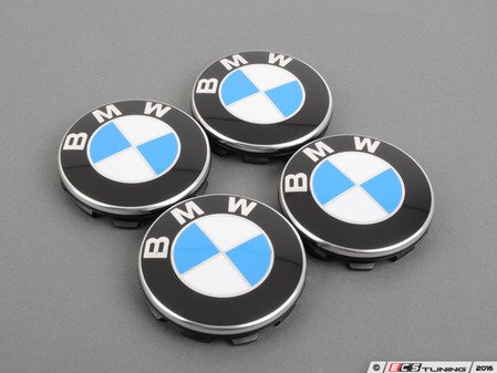 ES#3025922 - 36136783536X4 - BMW Center Caps - Set of Four - Updated design from BMW. Used in most OEM (and many aftermarket, including APEX) wheels requiring a simple roundel center cap. - Genuine BMW - BMW