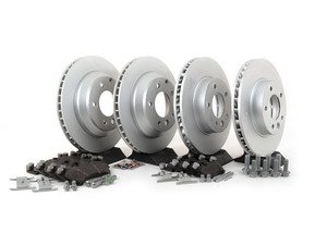 ES#4830702 - 7L0698269A6KT2 - Front & Rear Brake Service Kit (330x32 / 330x28) - Everything you need to service your brakes in an afternoon - Assembled By ECS - Volkswagen