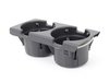 ES#86857 - 51168217953 - E46 Front Cup Holder Insert - Schwarz - Cup holder insert that fits into the center console - Genuine BMW - BMW