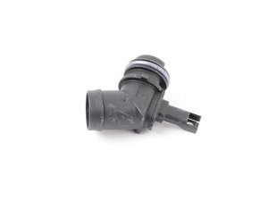 ES#35227 - 13717560227 - Angle Connector With Heating Element - Connects PCV line to intake manifold - Genuine BMW - BMW
