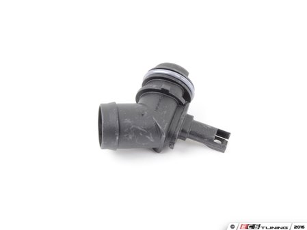 ES#35227 - 13717560227 - Angle Connector With Heating Element - Connects PCV line to intake manifold - Genuine BMW - BMW