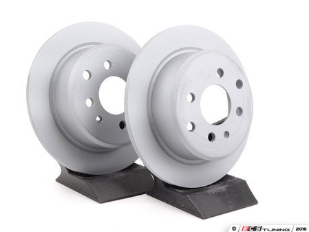 ES#3469567 - 34216755407zKT - Rear Brake Rotors - Pair (258x10) - Quality replacement rotor set. - Zimmermann - BMW