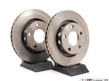 ES#1844024 - 4D0615601Bkt - Rear Brake Rotors - Pair (269x22) - Restore your braking performance. - Zimmermann - Audi