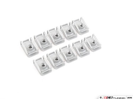 ES#2731620 - 41357060601KT2 - Clip Nut - Pack Of 10 - M6 Used in multiple locations. - Genuine MINI - 