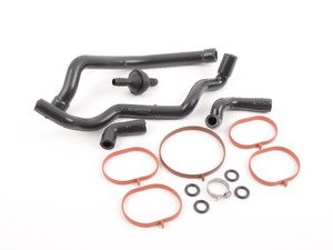 ES#2763271 - 271010008205KT - Oil Separator and emissions Service Kit - Includes all hoses, check valve, and necessary gaskets for proper replacement - Genuine Mercedes Benz - Mercedes Benz