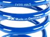 ES#9601 - FKXKKVW43 - Silverline X Coilover Kit - Adjustable Damping - (NO LONGER AVAILABLE) - Corrosion resistant bodies with FK adjustable shocks, Average lowering of 35-65mm F & R - FK - 