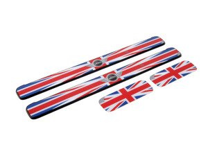ES#2787391 - 51472360668 - Illuminated Union Jack Door Sill Kit - Complete door sill kit with illuminated Union Jack theme - Genuine MINI - MINI