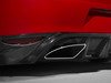 ES#3106593 - 014281ECS02AKT -  Carbon Fiber Rear Diffuser - with Touareg 3 Angular Exhaust Tips - (NO LONGER AVAILABLE) - Add Flare to your exhaust with this Carbon Fiber Rear Diffuser and Diesel Touareg Exhaust tip kit! - Assembled By ECS - 
