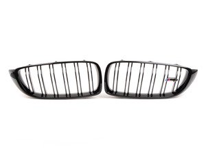 ES#3025197 - 51712352811-812 - M Performance Gloss Black Grilles - Pair - Give your M4 the sport treatment with these M Performance grilles! - Genuine BMW M Performance - BMW