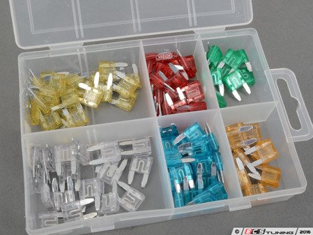 ES#2932400 - ATD382 - 100 Piece Mini Car Fuse Assortment - You never know when you will blow a fuse so it always good to have extra - ATD Tools - Audi BMW Volkswagen Mercedes Benz MINI Porsche
