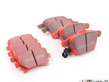 ES#2992553 - dp31946cKT - Front & Rear RedStuff Performance Brake Pad Kit - High performance street pad featuring Kevlar technology, includes front and rear pads - EBC - Audi