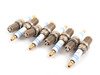 ES#2539180 - 101905621BKT - Ignition Service Kit - Includes eight red OE coil packs and eight Bosch spark plugs - Assembled By ECS - Audi