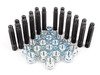 ES#2840126 - LS0645MMCONE - Competition Wheel Stud Conversion Kit - 45MM Studs M14x1.5 Ball Seat Lug Nuts - (NO LONGER AVAILABLE) - Set of 20 Studs and Conical Lug Nuts - Rennline - 
